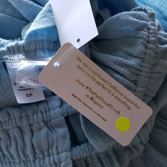 L*space Kira Cotton Coverup Maxi Cutout Dress in Sky Blue - Picture 6 of 12